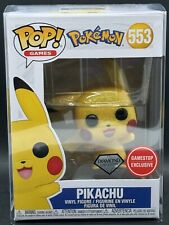 Funko Pop Games: Pokémon - Diamond Pikachu #553 GameStop Exclusive w/Protector picture