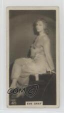 1928 BAT Cinema Stars Tobacco Eve Gray #45 7ut picture