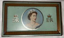 Coronation of HM Queen Elizabeth II 1953 Souvenir Tin Cigarette Box, England picture