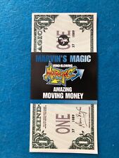 Vintage Marvin’s Magic Mind Blowing Magic -  Amazing Moving Money - Rare New picture