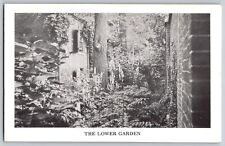Portland, Maine - Lower Garden - Wadsworth Longfellow House - Vintage Postcard picture