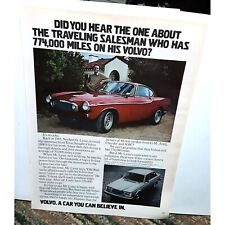 1978 Volvo 1800 S Car Ad Vintage Print Ad 70s Original picture