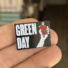 Green Day enamel pin American Idiot punk MTV retro 90s Y2K rock guitar hat bag picture
