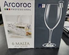 Arcoroc Professional Stemmed French Wine Glasses (6) Malea - 25 CL / 8 1/4 Oz picture