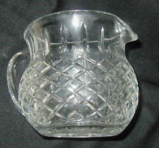 VINTAGE HEAVY LEAD CRYSTAL PITCHER, STYLISH DESIGN picture