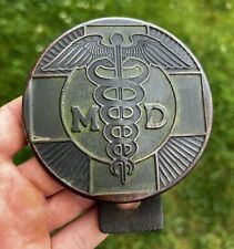 WW2 Era Medical Doctor Bronze? License Plate Topper  picture