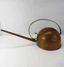Vtg Revere Solid Copper Rustic Water Watering Can Rome, NY Long Spout Patina picture