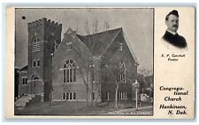 c1910's Congregational Church Exterior Hankinson North Dakota Unposted Postcard picture