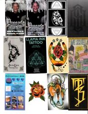 144 Different American Tattoo Shop Business Cards Set 5 picture