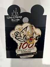Disney WDW Pin 100 Years of Magic Share a Dream Come True Passholder Hinge 2001 picture