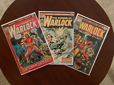 (Lot of 3 Comics) Warlock #2 #8 #15 (Marvel 1972-76) Jim Starlin Thanos Gamora picture