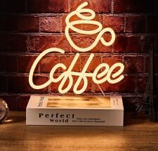 Led Neon Coffee Sign, Coffee Cafe Shop Sign Wall Decor picture