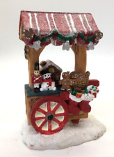 Christmas Gingerbread Cookie Cart Christmas Village Ashland Tiny Treasures Resin picture