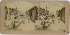 CHINA SV - New Chwang Street Scene - BW Kilburn 1890s picture