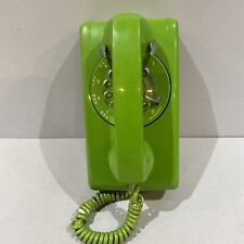 Vintage Stromberg Carlson Wall Telephone Lime Atomic Green Rotary Dial PARTS/REP picture