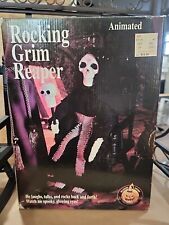 Rocking Grim Reaper Animated Halloween Lights And Sound Gemmy  picture