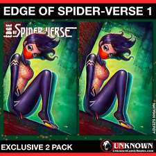 [2 PACK] EDGE OF SPIDER-VERSE 1 UNKNOWN COMICS NATHAN SZERDY EXCLUSIVE VAR (02/2 picture