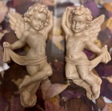 Vintage Ceramic Cherub Angels BUNDLE OF 2 picture
