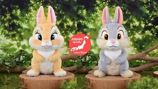 RARE Bambi Miss Bunny & Thumper L Plush doll 2024 Set of 2 from JPN 39cm 15.35