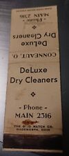 VINTAGE MATCHBOOK DELUXE DRY CLEANERS CONNEAUT OHIO picture