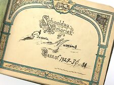 School Day Memories Class 1929-1930 Signature Yearbook Booklet R136 picture