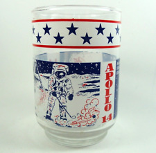 Vtg NASA Apollo 14 Moon Space Mission Libbey 10 Oz Drink Glass Astronaut 1971 picture