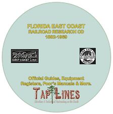 FLORIDA EAST COAST OFFICIAL GUIDES, EQUIPMENT REGISTERS & RESEARCH SCANNED TO CD picture