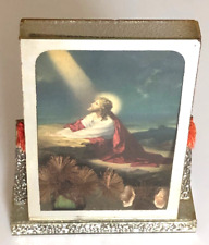 Vintage 1960's 3D  Picture Of Jesus Praying Guardian Angel Italy Japan picture
