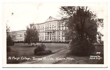 RPPC St. Mary's College Terrace Heights Winona MN Postcard c1945 Real Photo picture