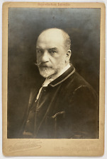 Pierre Petit, Paris, the painter Léon Bonnat, albumen print, ca.1880 vintage silv picture
