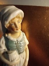 oLD antique porcelain figurine french 18c milk maid saltglazed #10 france statu picture