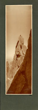 France, Mont Blanc, La Haute Montagne, photo. M. Willmann Vintage Print, Tira picture