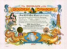 U.S.N & C.G. Domain of the Golden Dragon Certificate: 15.5 x 21, (Personalized) picture
