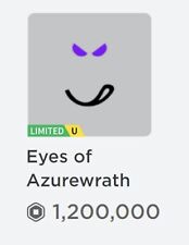 [PRICE DROP] [READ DESC] Roblox Limiteds: Eyes of Azurewrath - Safe and clean picture