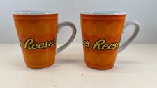 Reese's Ceramic Coffee Cups Mug set of Two By Galerie  Hershey  picture