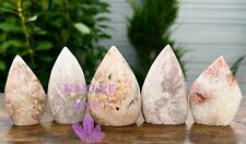 Wholesale Lot 5-6 PCs  Natural  Pink Amethyst W Flower Agate Freeform Crystal picture