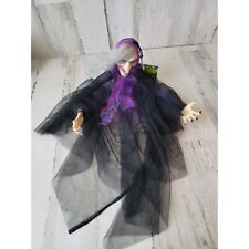 Halloween hanging evil witch home prop Decor scary picture
