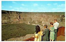 Vintage Halemaumau Crater & Look Out Hawaii Postcard F416  picture