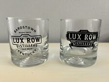 40004 Lux Row Bardstown Distillers Set Of 2 Bourbon Whiskey Rocks  3.5