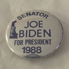 Rare Vintage Senator Joe Biden For President 1988 picture