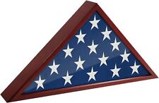 USA American Flag Case Frame Memorial Flag Display Case for Table Wall Hanging  picture