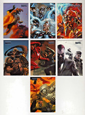 2010 Rittenhouse Marvel Heroes & Villains ... 7 Silver Parallel Card Lot picture