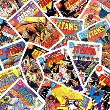 The New Teen Titans Comic Book STICKER set 40 Comic Book Sticker Set picture