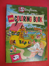 1961 STORYTOWN GREAT ESCAPE LAKE GEORGE 4 PAGES COLORED  COLORING BOOK       picture