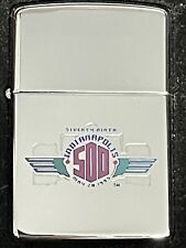 ZIPPO 1994 INDIANAPOLIS 500 POLISHED CHROME LIGHTER SEALED IN BOX c351 picture