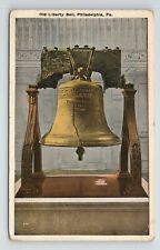 Liberty Bell Independence Hall Philadelphia Pennsylvania Patriotic VTG Postcard picture