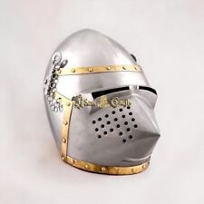 Medieval Houndskull bascinet helmet /Halloween/Christmas Gift picture