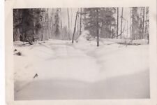 Original WWII Censored Photo 2nd ARMORED DIVISION 1944-1945 WINTER SNOW ETO 746 picture