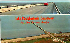 Lake Pontchartrain Causeway, New Orleans, Louisiana postcard. picture
