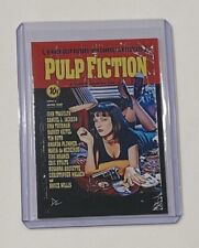 Pulp Fiction Limited Edition Artist Signed Movie Poster Trading Card 4/10 picture